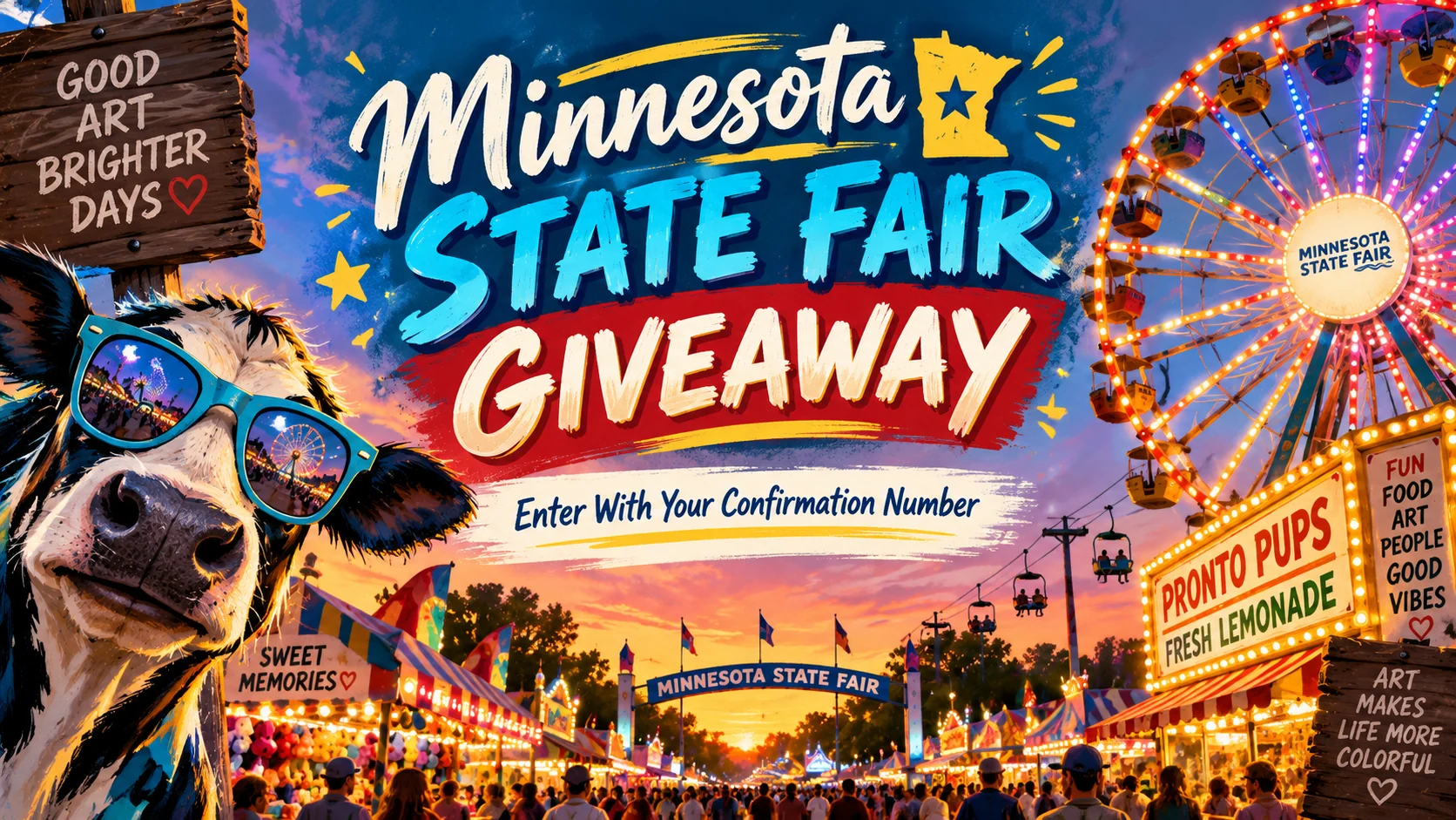 Minnesota State Fair Giveaway artwork