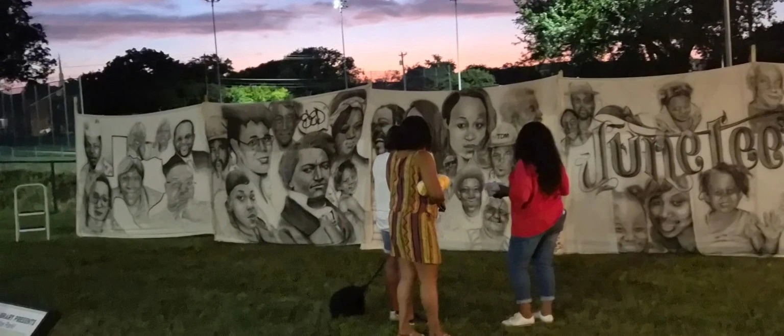 Juneteenth Memorial Walk community view