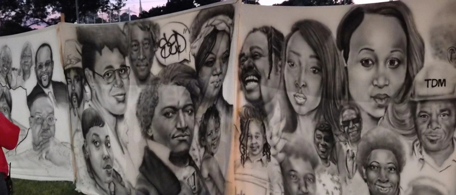 Juneteenth Memorial Walk portrait detail