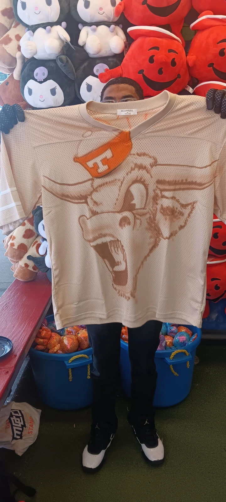 Jonathan Taylor wearable art shirt from previous fair appearances
